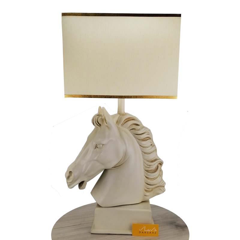 Sculpture Side Table Lamp, Pearl White, Available Online In Pakistan