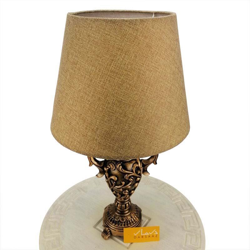 Vintage Vibes Table Lamp Pair, Dark Antique Gold for Bedroom Lights
